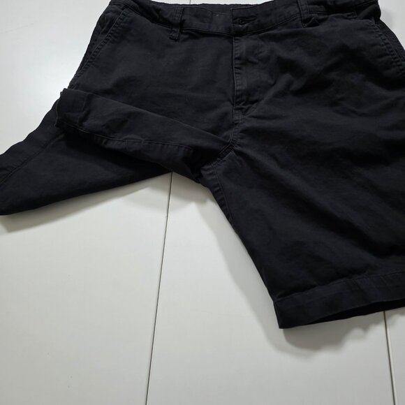 Tentree Shorts Mens 33 Black Organic Cotton Sustainable Comfort Hiking Stretch - Picture 12 of 16